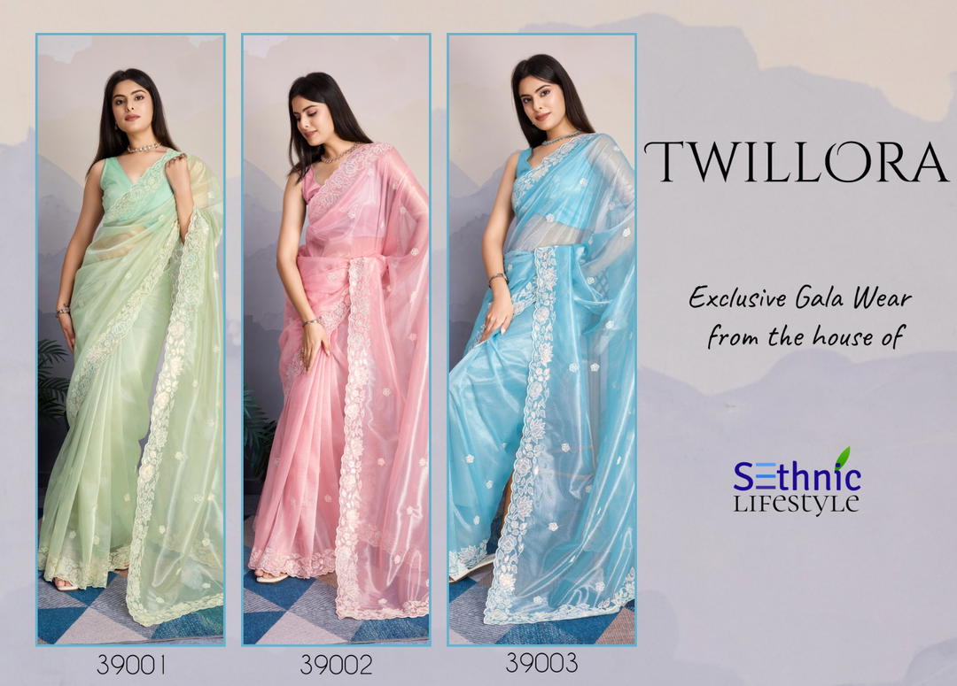 Twillora By Sethnic Designer Premium Saree Wholesaler In India 1