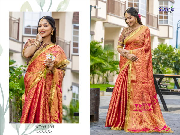 Royalika By Sethnic Designer Premium Silk Saree Wholesaler In India