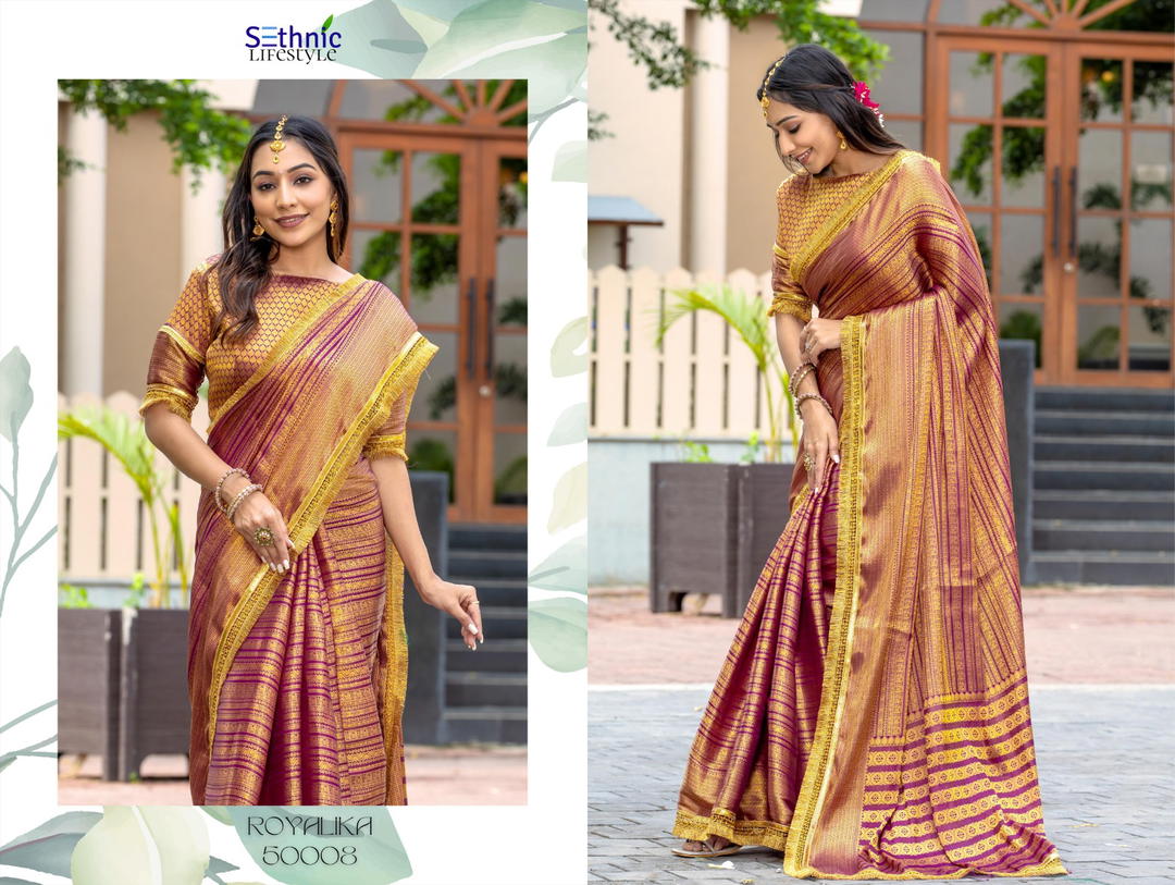 Royalika By Sethnic Designer Premium Silk Saree Wholesaler In India 1