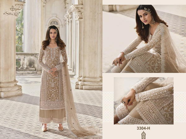 Swagat 3304 By Om Sai Designer Salwar Kameez Wholesaler In India