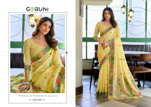 Suman By Gobuni Designer Premium Saree Wholesaler In India