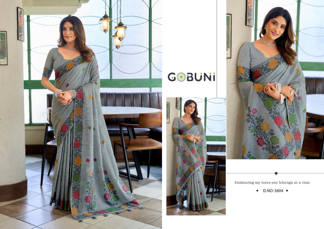 Suman By Gobuni Designer Premium Saree Wholesaler In India 1