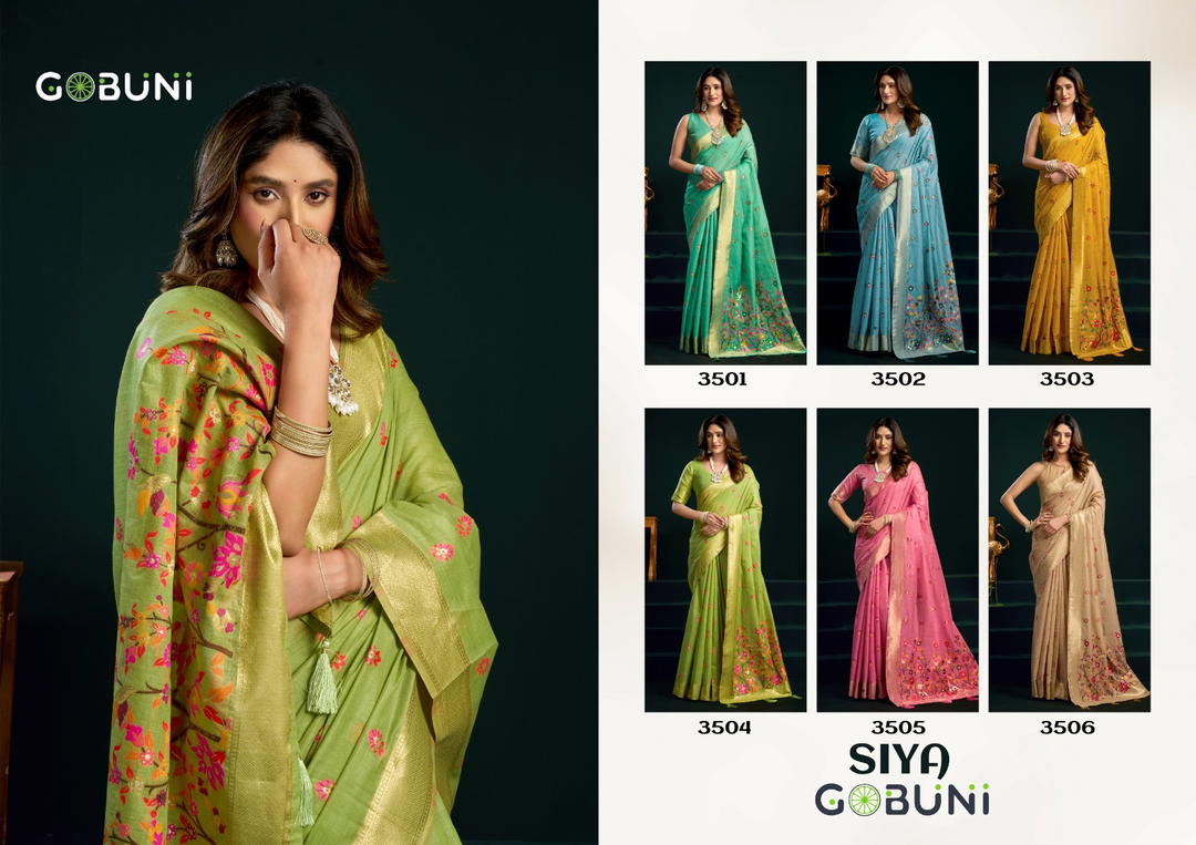 Siya By Gobuni Designer Premium Saree Wholesaler In India 1