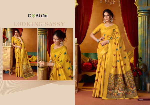 Shruti Vol 2 By Gobuni Designer Premium Saree Wholesaler In India