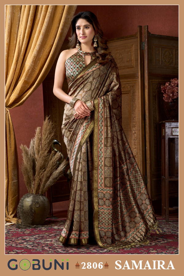Samaira By Gobuni Designer Premium Saree Wholesaler In India