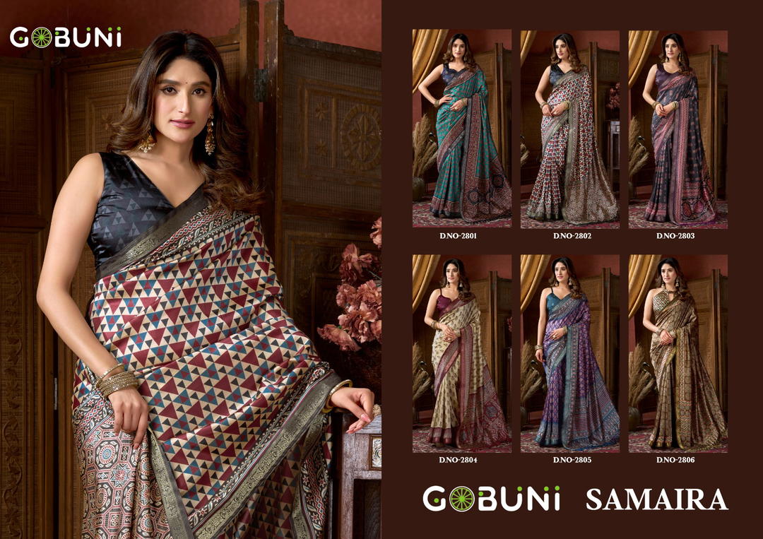 Samaira By Gobuni Designer Premium Saree Wholesaler In India 1