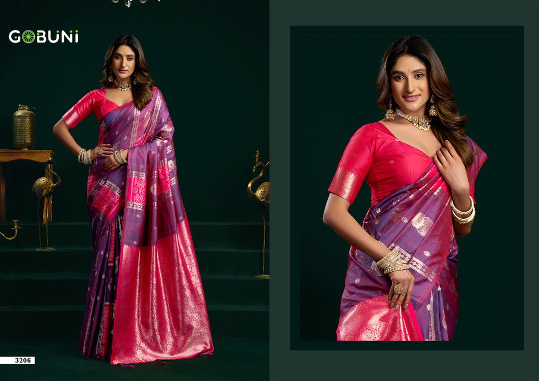 Swara By Gobuni Designer Premium Silk Saree Wholesaler In India 1