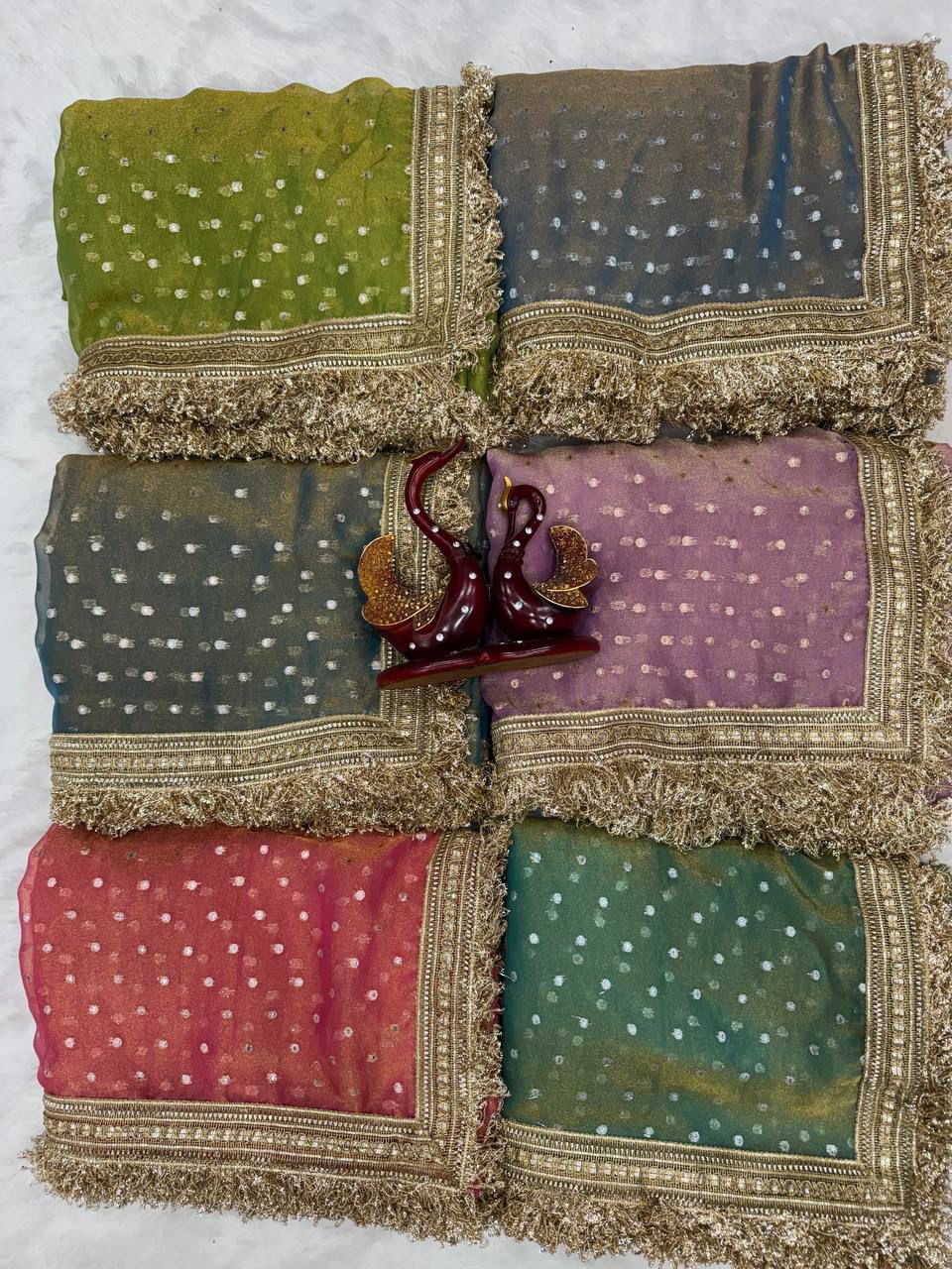 SF Vol 4 By Shubh Fashion Designer Premium Saree Wholesaler In India 1
