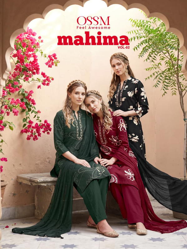 Mahima Vol 2 By Ossm Style Designer Premium Salwar kameez Wholesaler In India