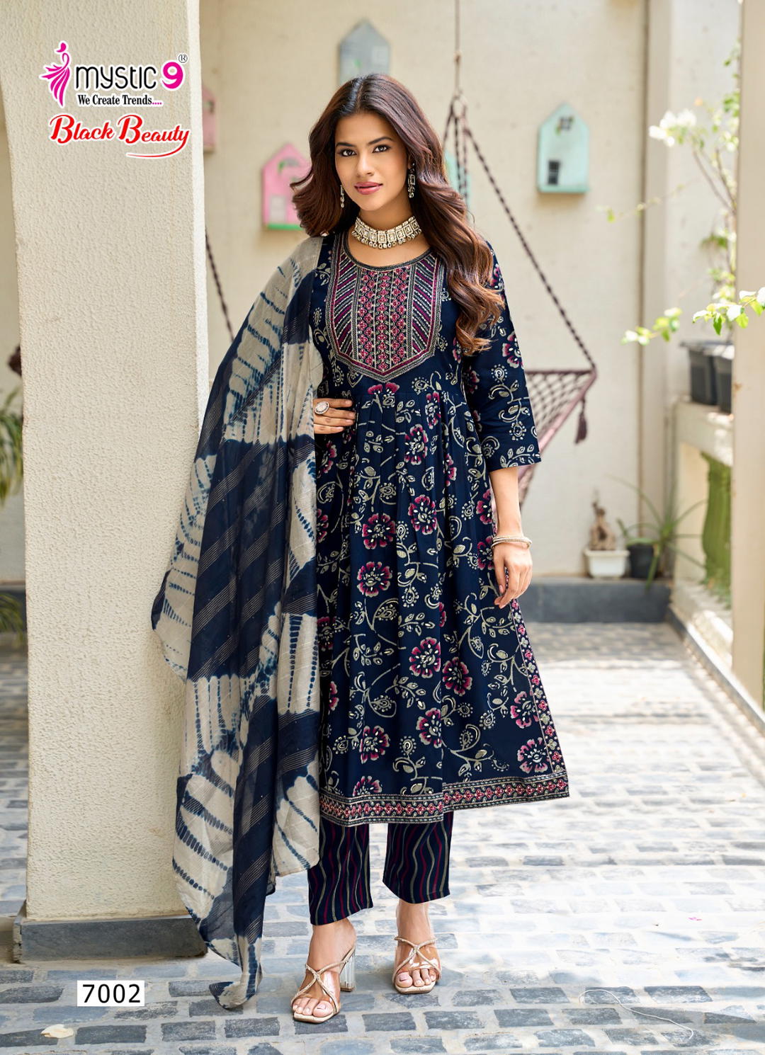 Black Beauty Vol 7 By Mystic 9 Designer Salwar kameez Wholesaler In India 1