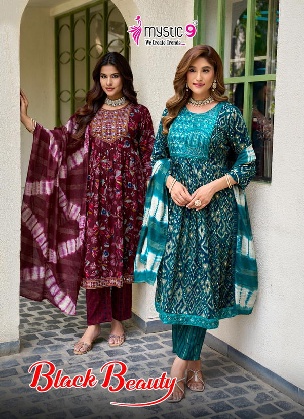 Black Beauty Vol 7 By Mystic 9 Designer Salwar kameez Wholesaler In India