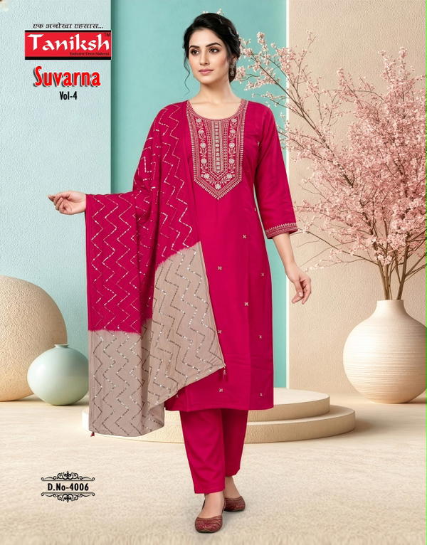 Suvarna Vol 4 By Taniksh Designer Salwar kameez Wholesaler In India