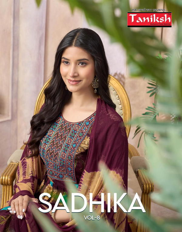 Sadhika Vol 8 By Taniksh Designer Premium Salwar kameez Wholesaler In India