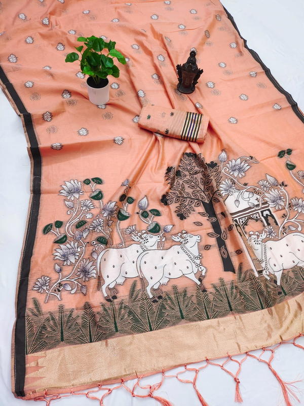 Lotus Vol 2 By Gk Trendz Designer Premium Cotton  Saree Wholesaler In India