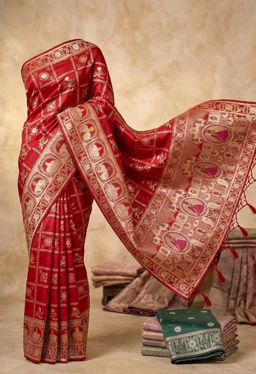 Sukanya 3 By 3m Silk Designer Premium Saree Wholesaler In India 1
