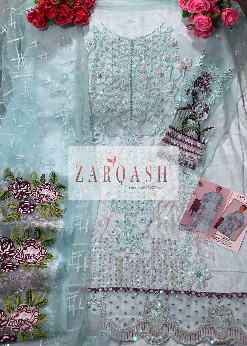 JIHAN VOL-02 BY ZARQASH EMBROIDERY SALWAR KAMEEZ MANUFACTURER IN INDIA 1