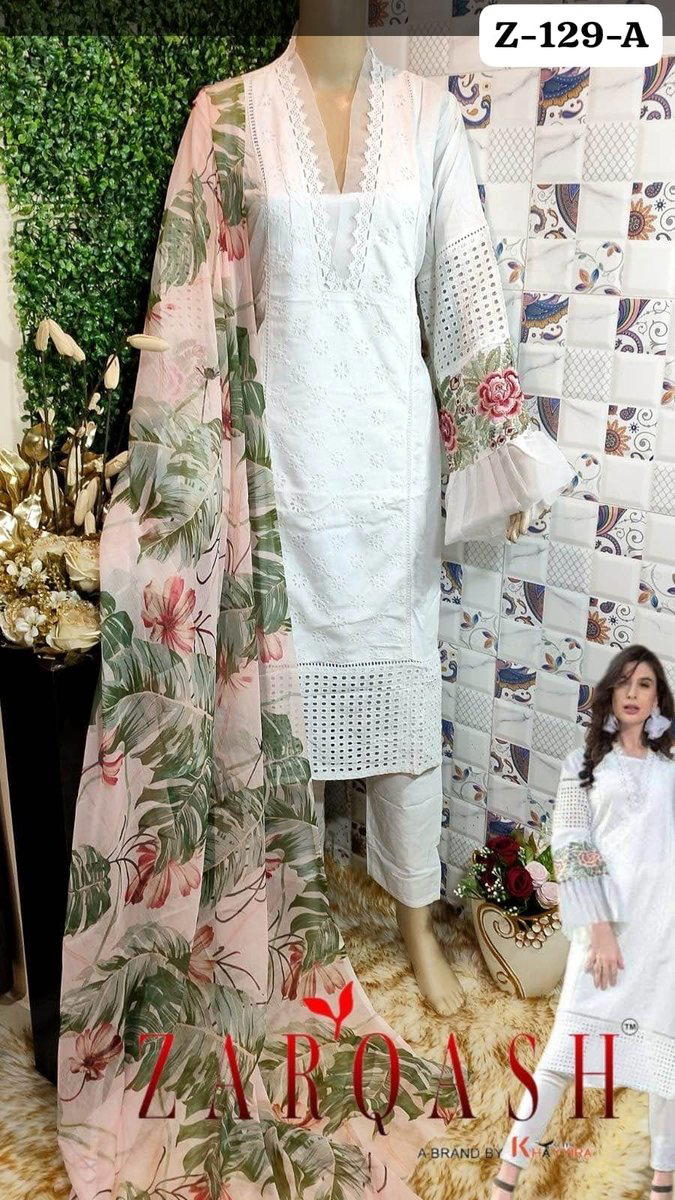 ZARQASH Z129-A DESIGNER SALWAR SUIT WHOLESALER IN INDIA 1