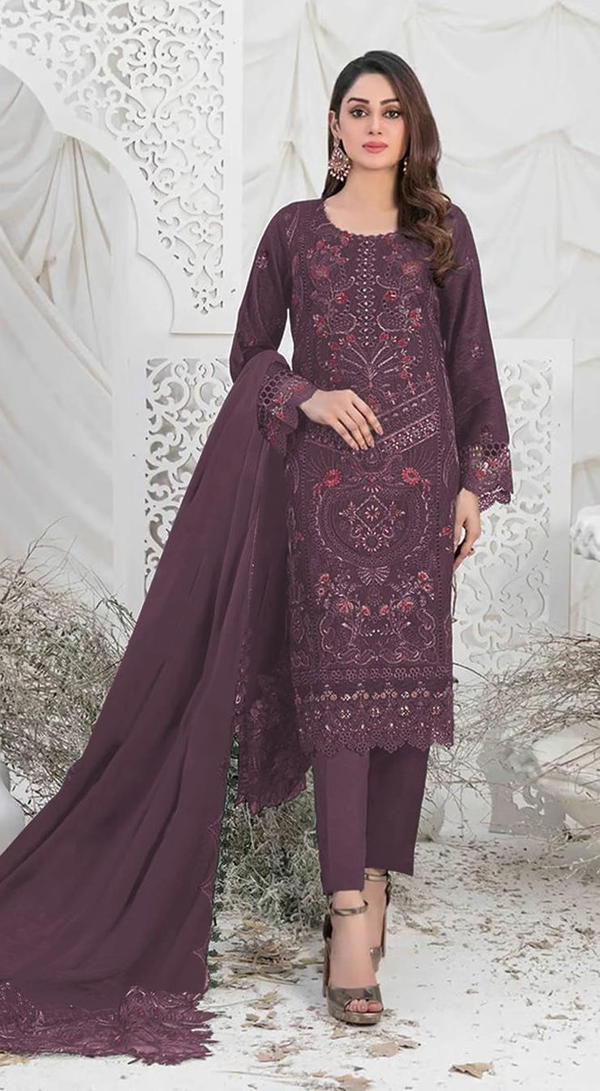 KESAR BY SAYURI DESIGNER REAL GEORGETTE WITH PRINT SALWAR KAMEEZ WHOLESALER IN SURAT