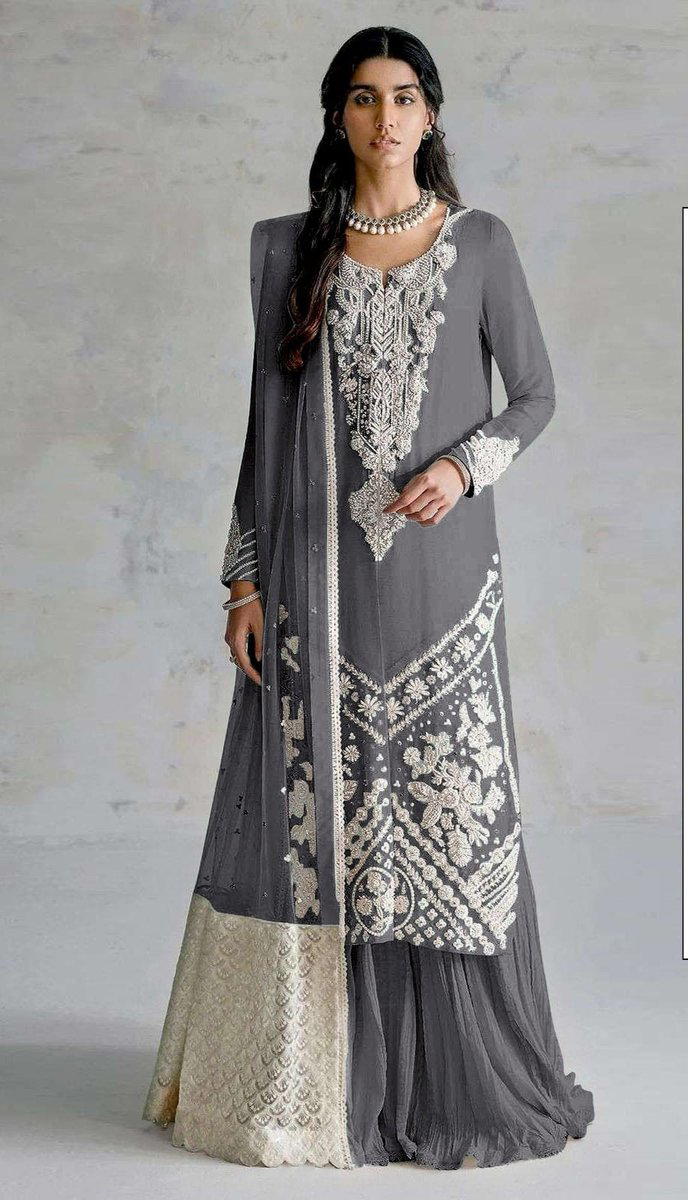 1073 COLOUR BY MAARIA A HEAVY FAUX GEORGETTE SALWAR KAMEEZ EXPORTER IN GUJARAT 1