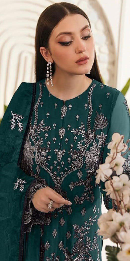 1071 COLOUR BY MAARIA A HEAVY FAUX GEORGETTE SALWAR KAMEEZ WHOLESALER IN INDIA 1
