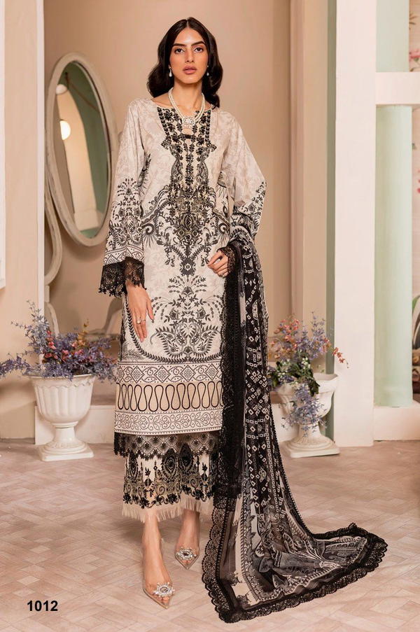 D.NO. 1012 BY AASHA PURE COTTON SALWAR KAMEEZ WHOLESALER IN SURAT