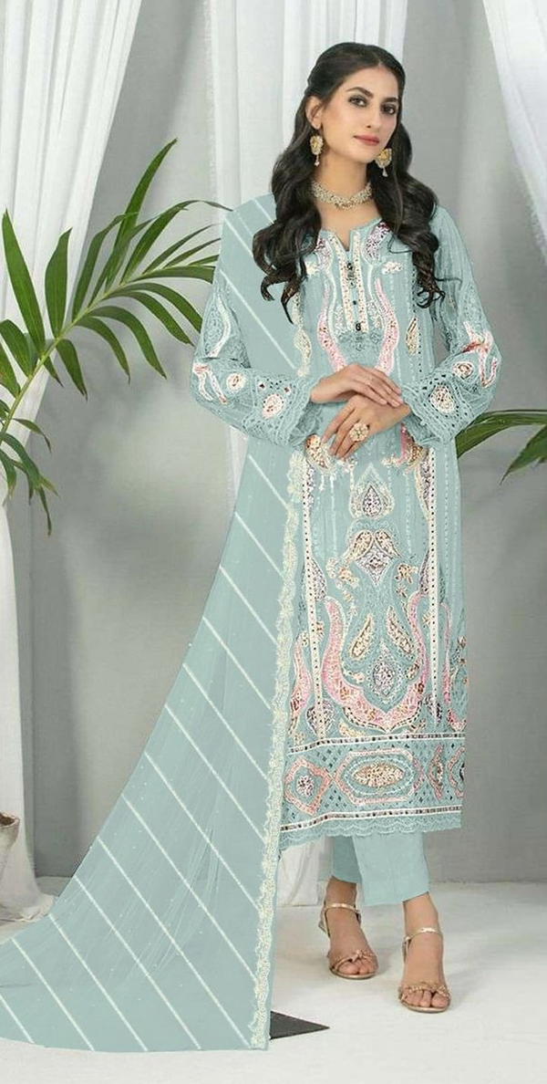 5117 COLOURS BY MAH E ROOH HEAVY FAUX GEORGETTE SALWAR KAMEEZ MANUFACTURER IN INDIA