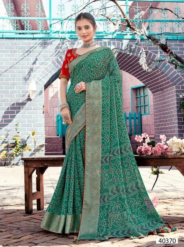 PRISHA BY 5D DESIGNER MOSS GEORGETTE SAREE MANUFACTURER IN GUJARAT 1