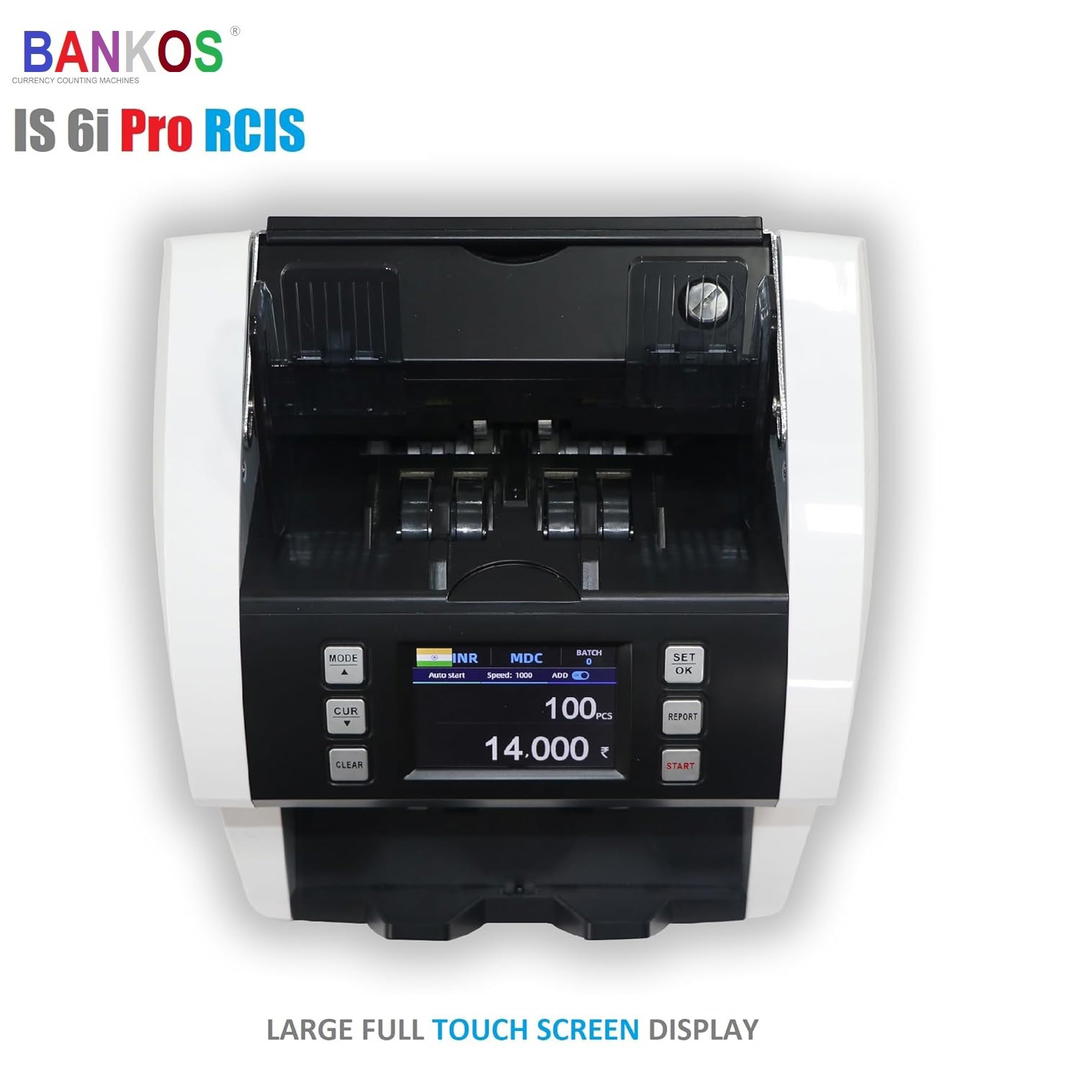 Bankos IS 6i PRO CIS MIX VALUE Note Counting Machine with Counterfeit Notes Detection 1