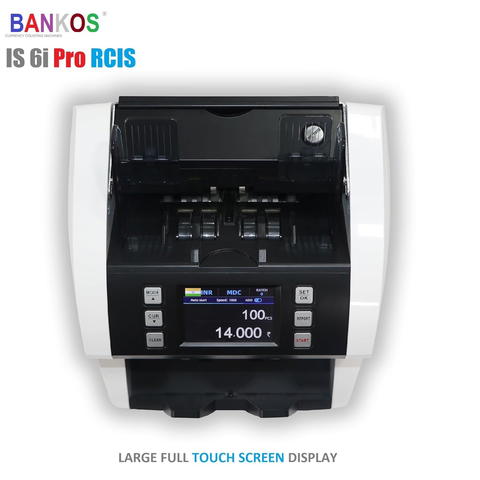 Bankos IS 6i PRO CIS MIX VALUE Note Counting Machine with Counterfeit Notes Detection
