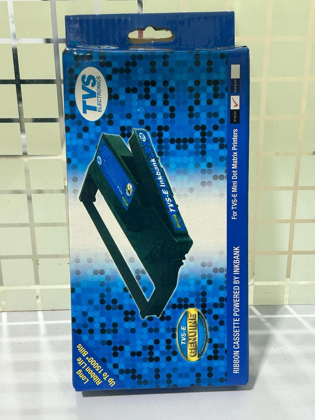 TVS RP 45 Ribbon Cartridge, Jet Black Black Ink Toner Cartridge 1