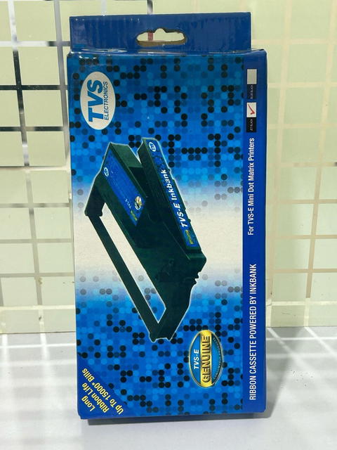 TVS RP 45 Ribbon Cartridge, Jet Black Black Ink Toner Cartridge