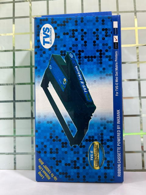 TVS RP 45 Ribbon Cartridge, Jet Black Black Ink Toner Cartridge