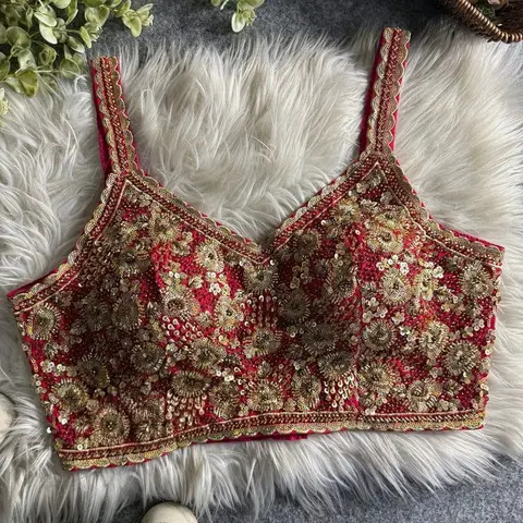 Beads Work Blouse