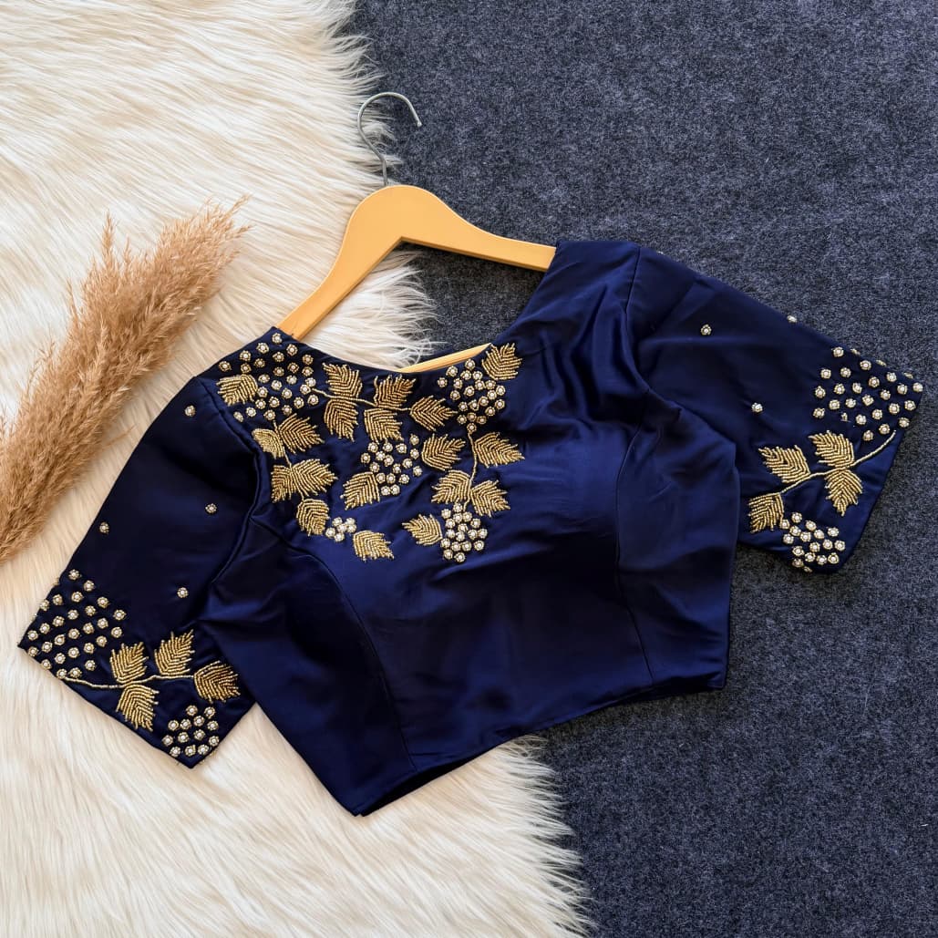 Premium Mintori Silk Handwork Blouse 1