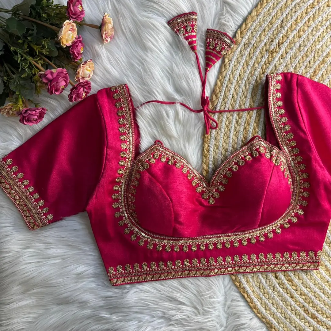 Beautiful Heavy Masaba Style Work Partywear Blouse 1