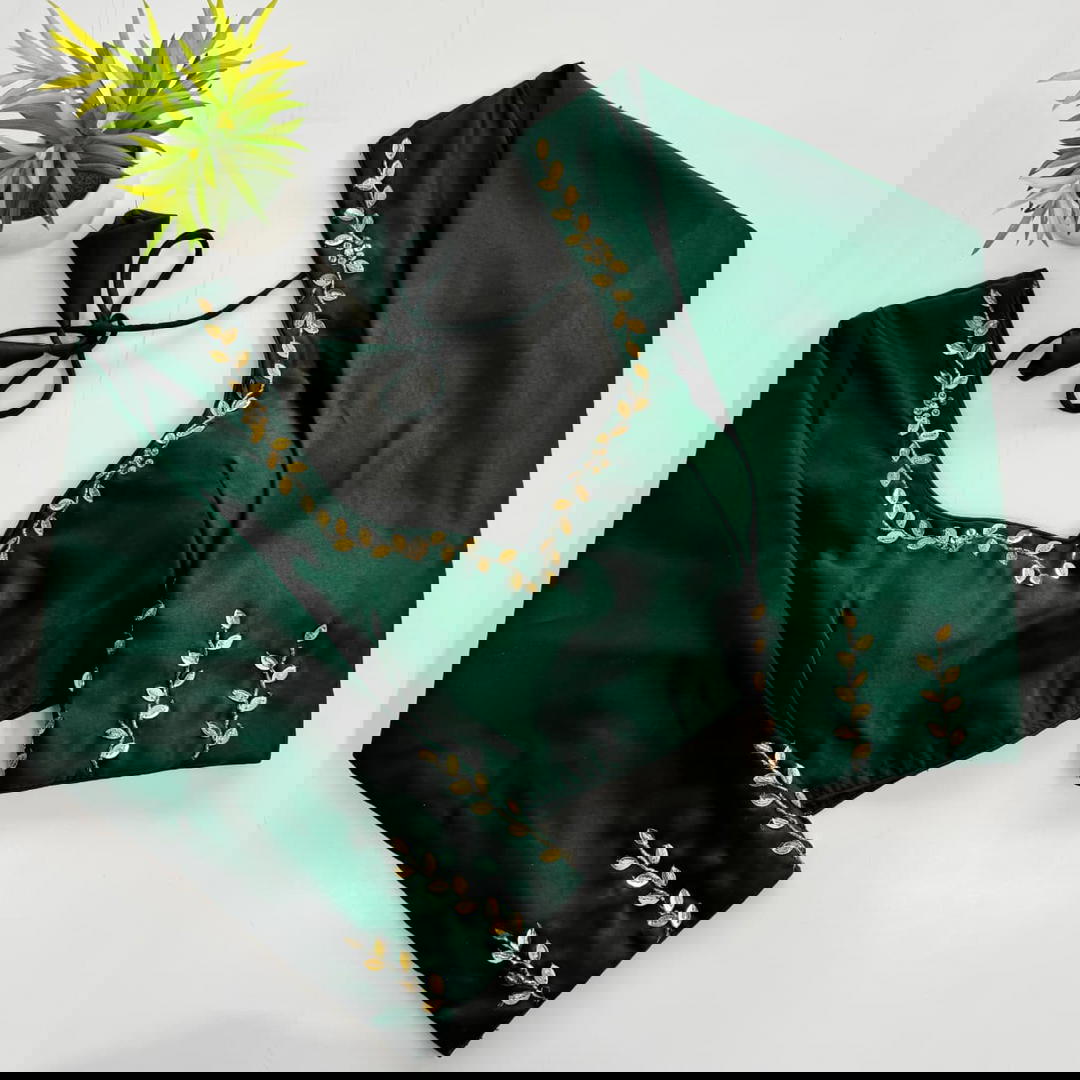 Kimora Silk Golden Work Readymade Blouse 1