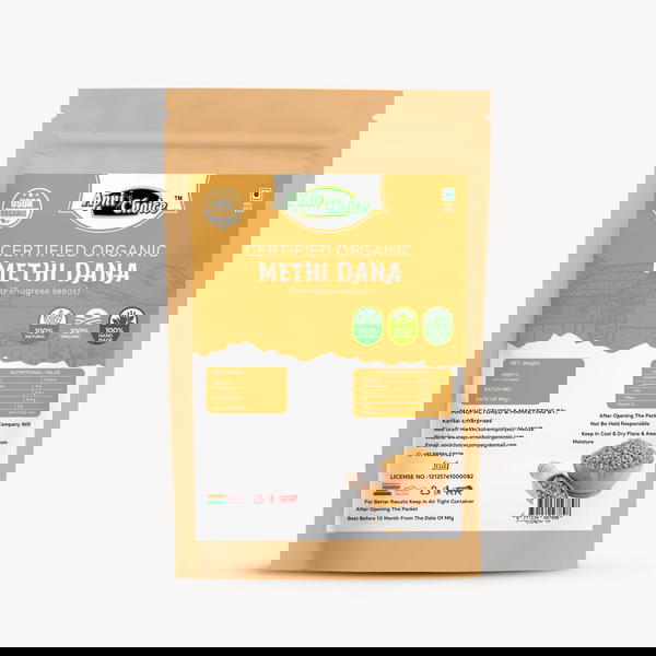 CERTIFIED ORGANIC METHI DANA (FENUGREEK SEEDS)