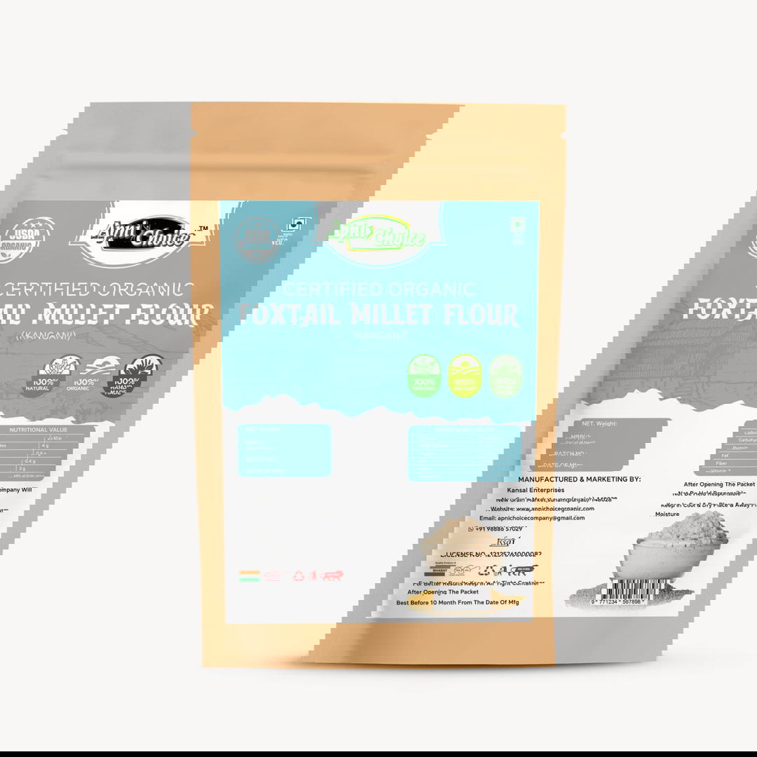 CERTIFIED ORGANIC FOXTAIL MILLET FLOUR (KANGANI) 1