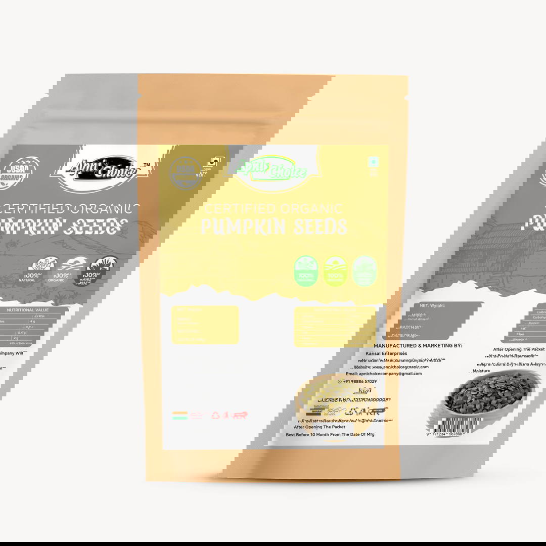 CERTIFIED ORGANIC PUMPKIN SEEDS 1