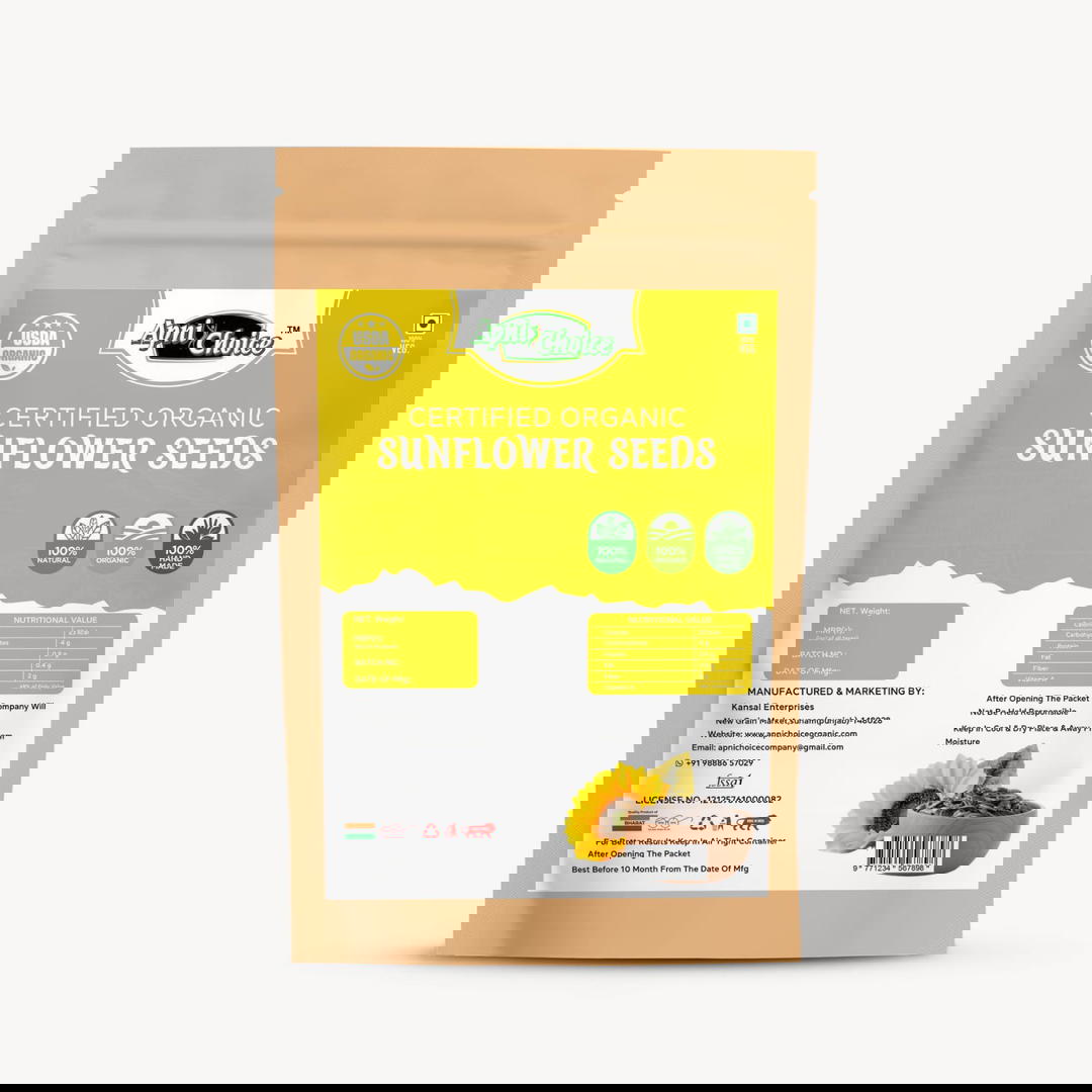 CERTIFIED ORGANIC SUNFLOWER SEEDS 1
