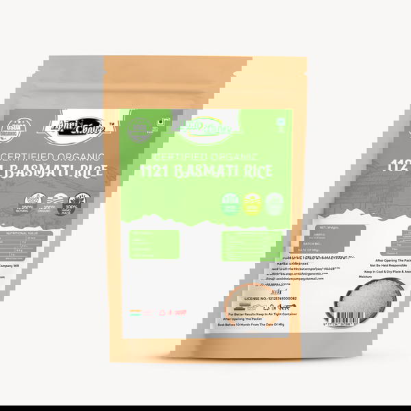 CERTIFIED ORGANIC 1121 BASMATI RICE