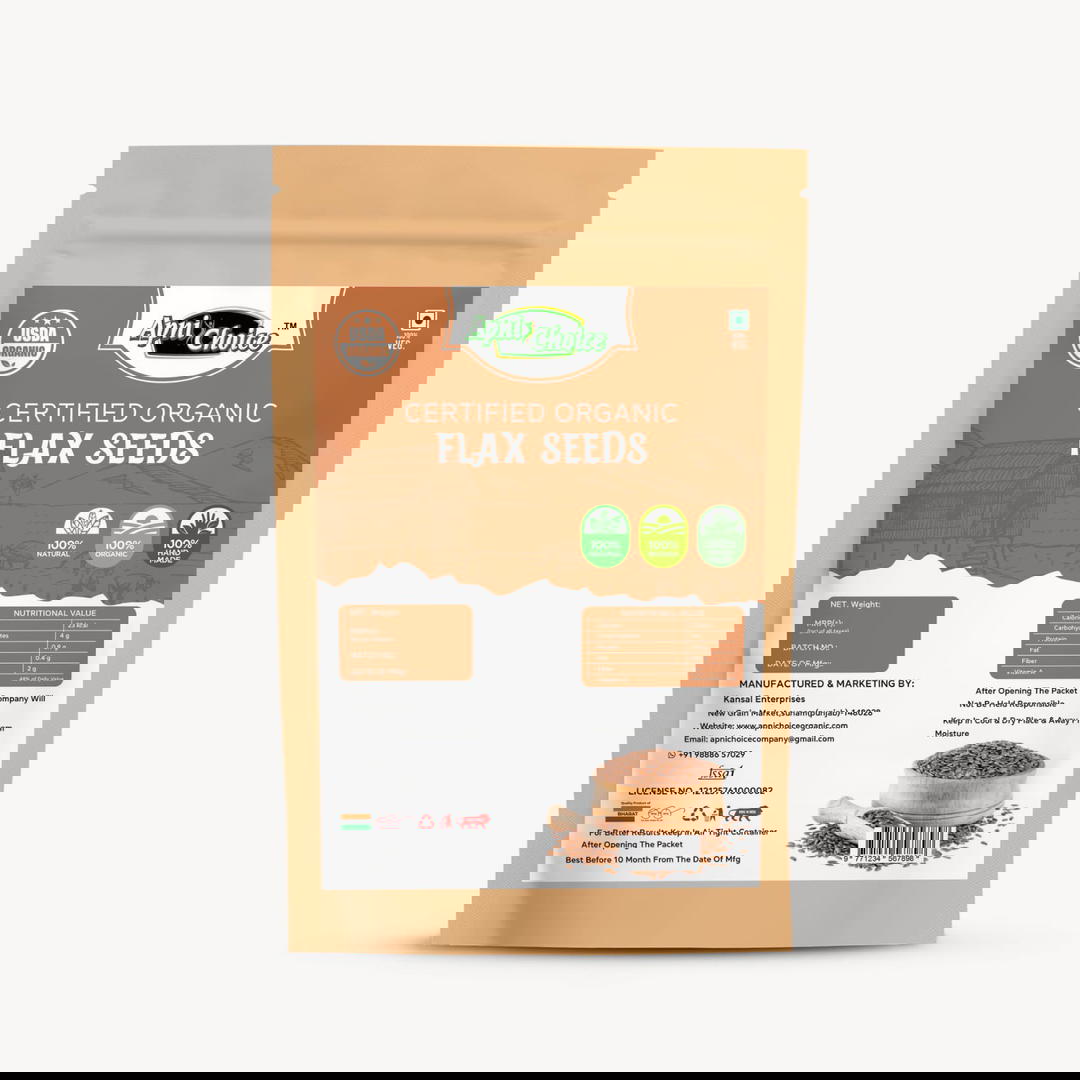 CERTIFIED ORGANIC FLAX SEEDS 1