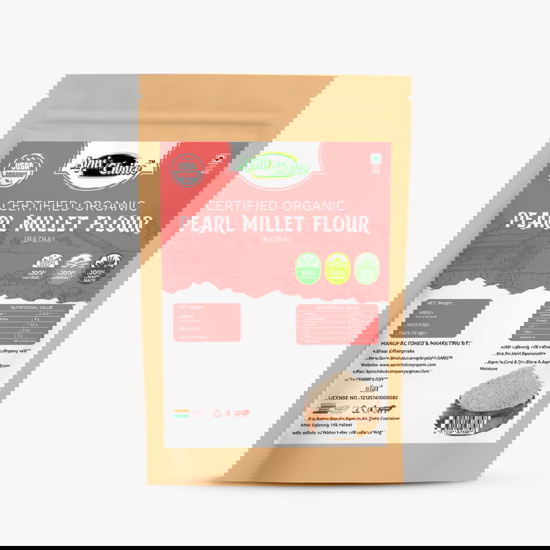 CERTIFIED ORGANIC PEARL MILLET FLOUR (BAZRA) 1