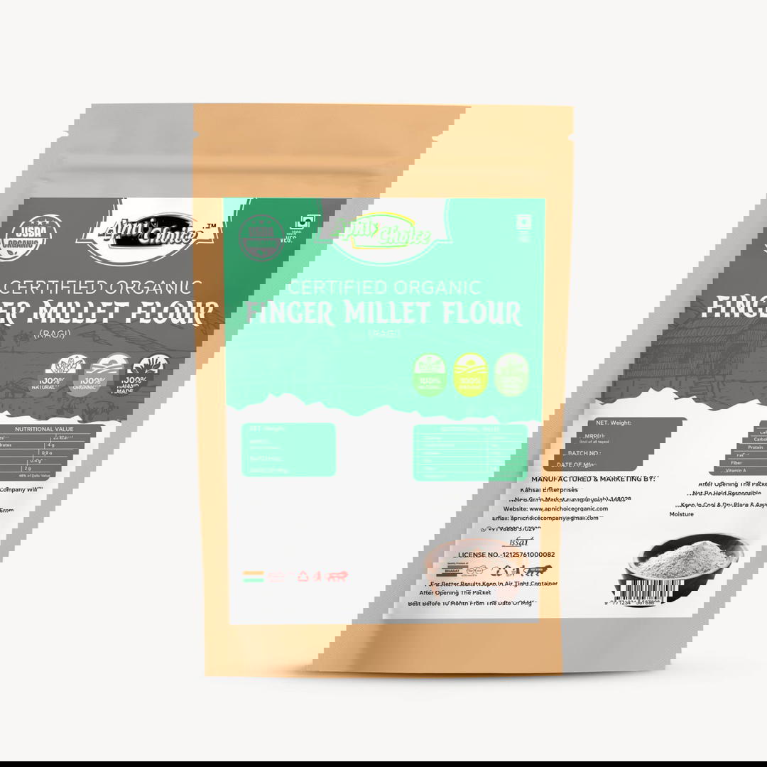 CERTIFIED ORGANIC FINGER MILLET FLOUR (RAGI) 1