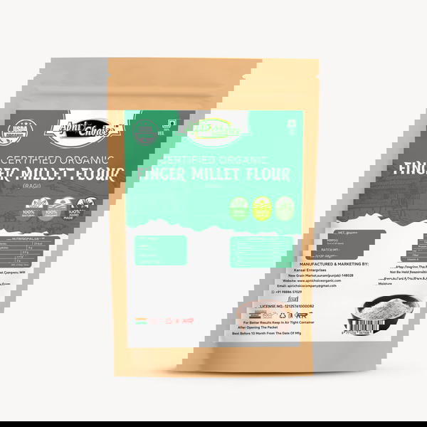 CERTIFIED ORGANIC FINGER MILLET FLOUR (RAGI)