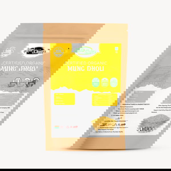 CERTIFIED ORGANIC MUNG DHOLI