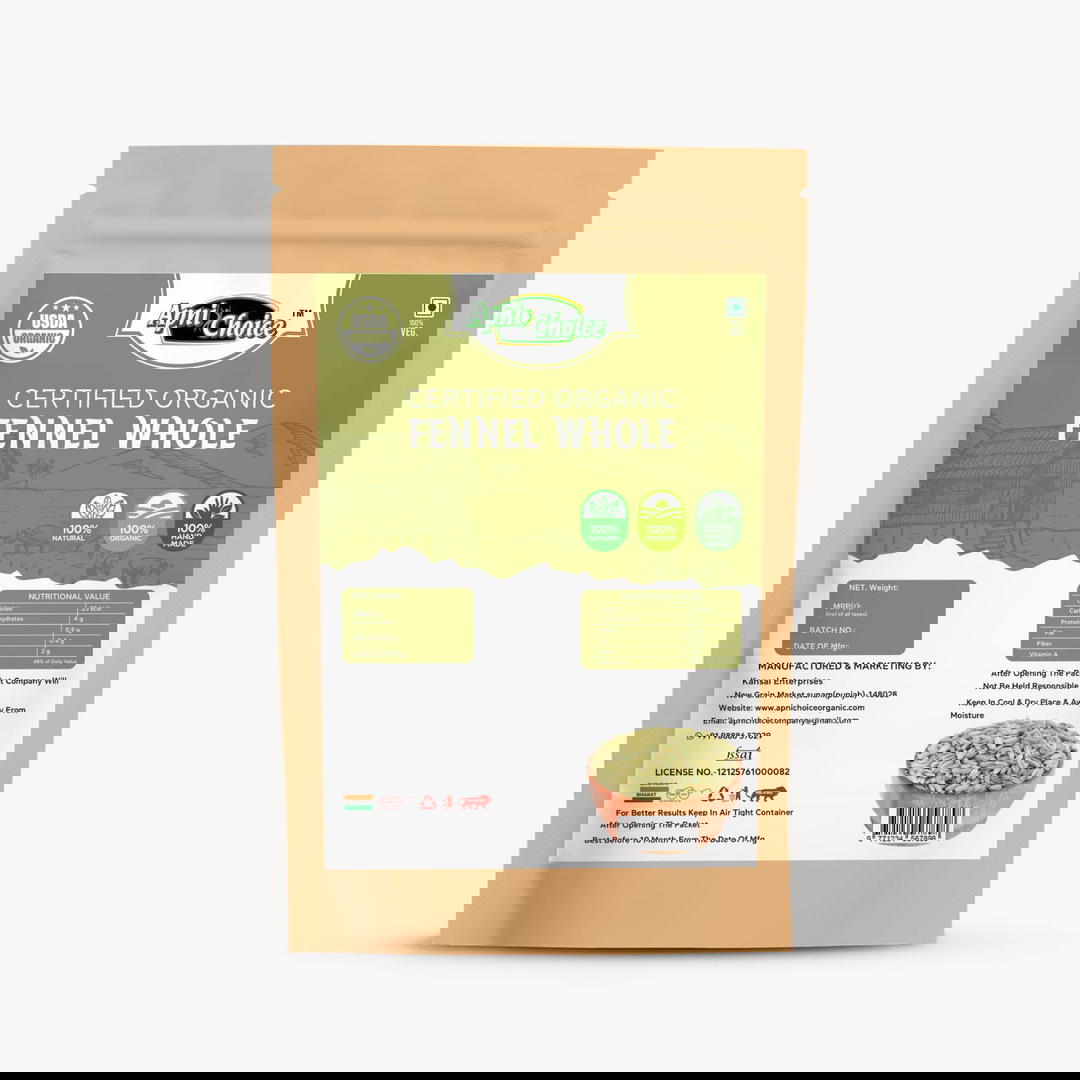 CERTIFIED ORGANIC FENNEL WHOLE 1