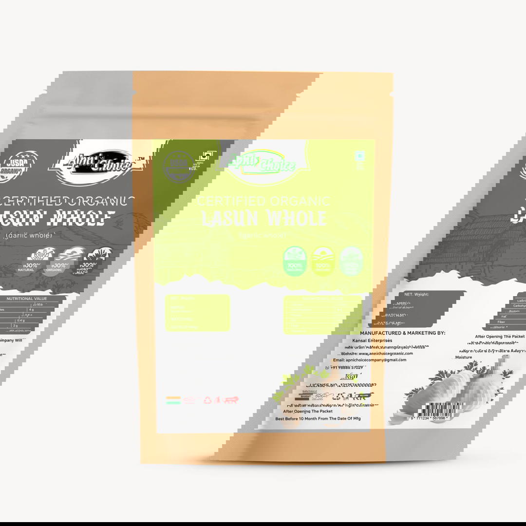 CERTIFIED ORGANIC GARLIC WHOLE 1