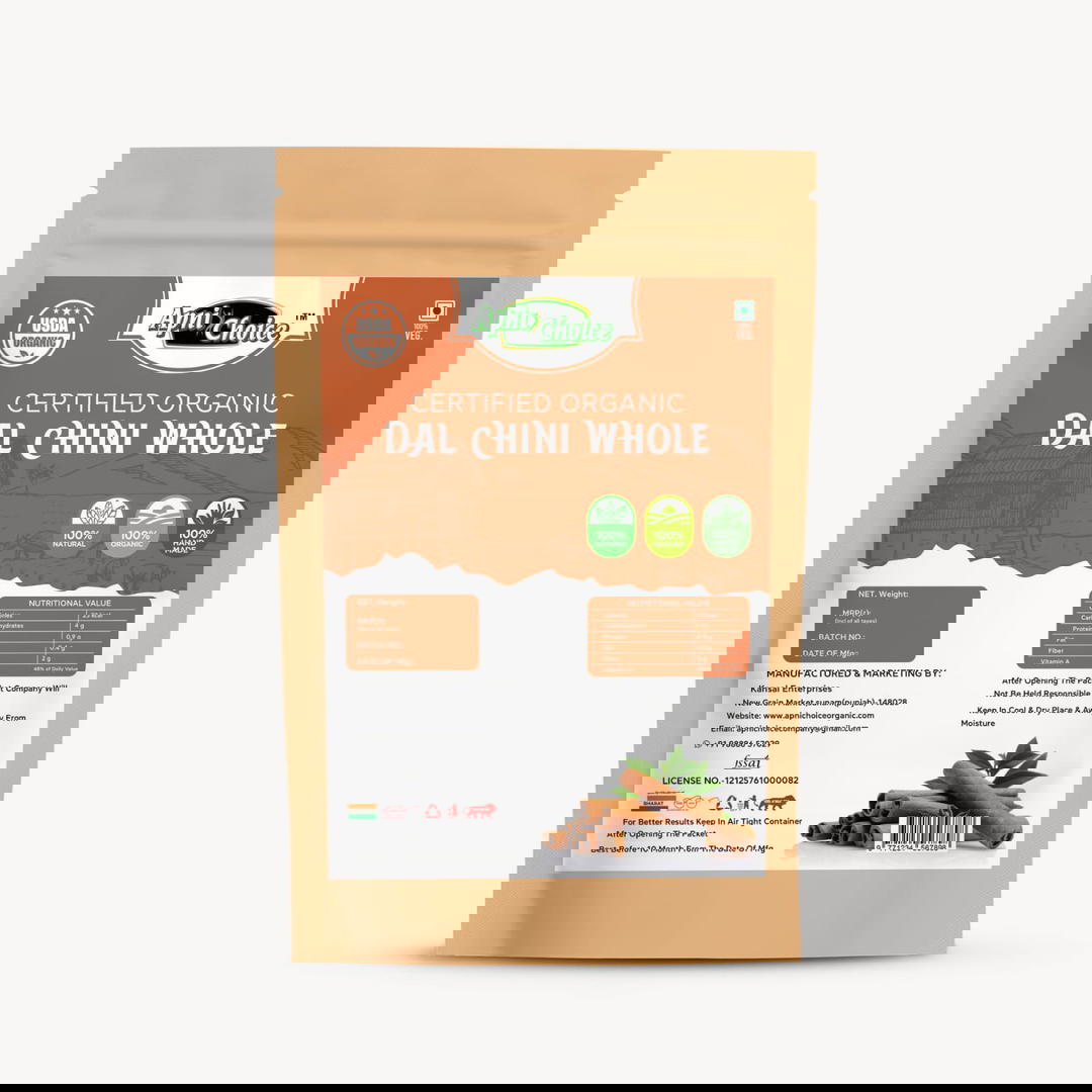 CERTIFIED ORGANIC DAL CHINI WHOLE 1