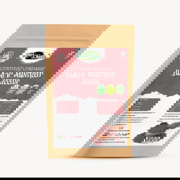 CERTIFIED ORGANIC BLACK MUSTRED SEEDS